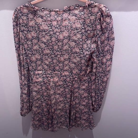 LoveShackFancy long sleeve printed mini dress - Picture 6 of 6